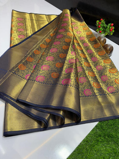 Neeta Ambani Inspired Dhupion Silk Saree