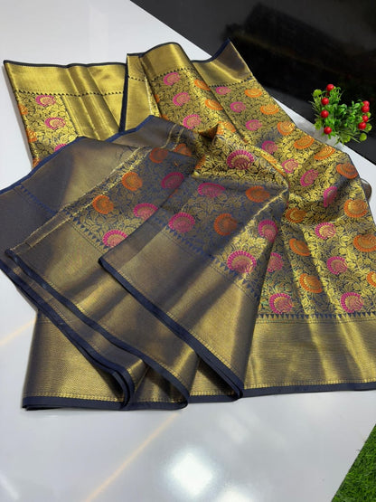 Neeta Ambani Inspired Dhupion Silk Saree