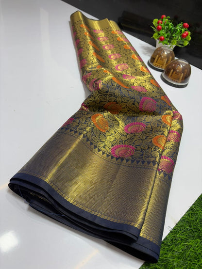 Neeta Ambani Inspired Dhupion Silk Saree