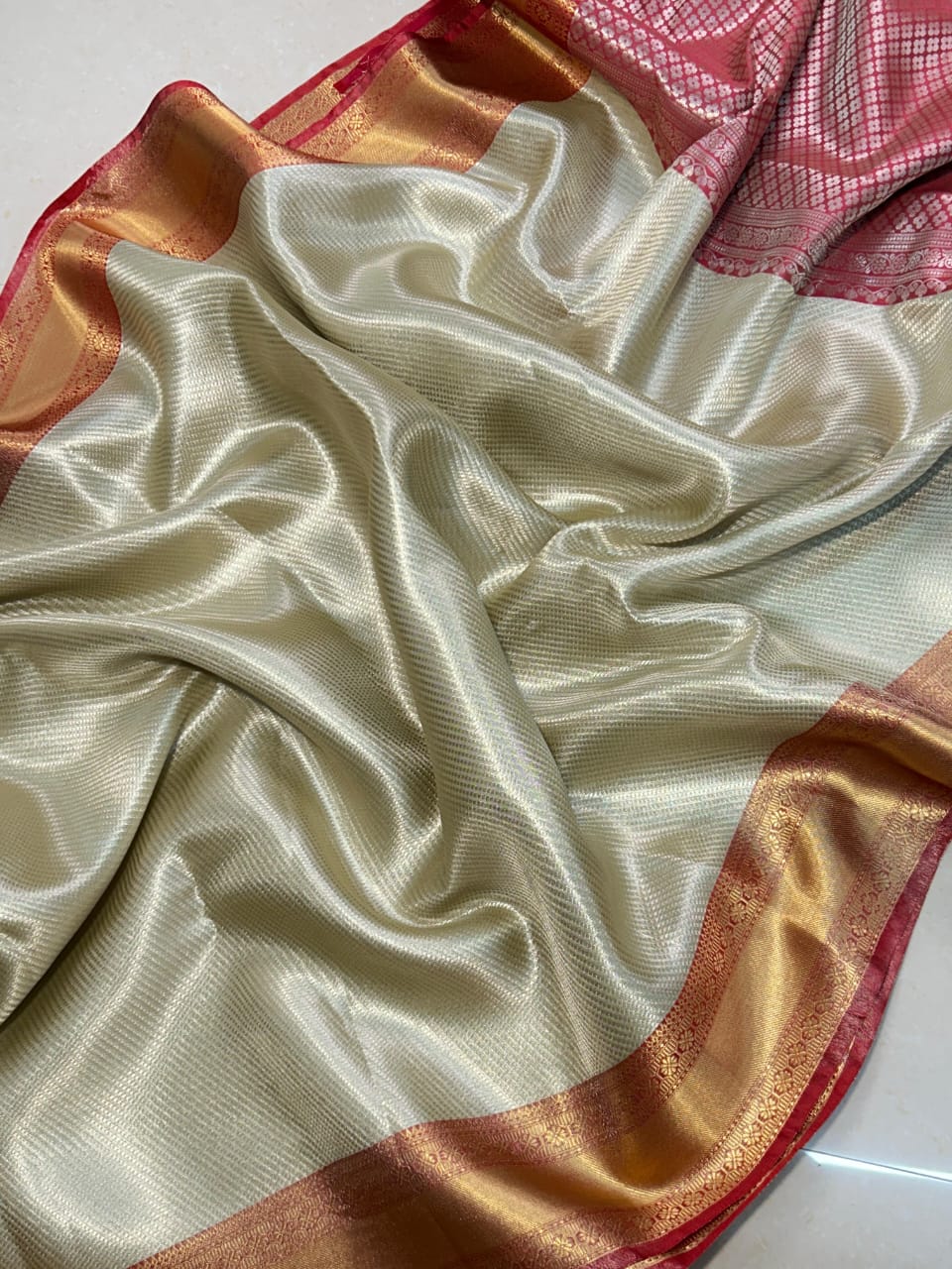 Banarasi Kanjivaram Tissue Silk Saree