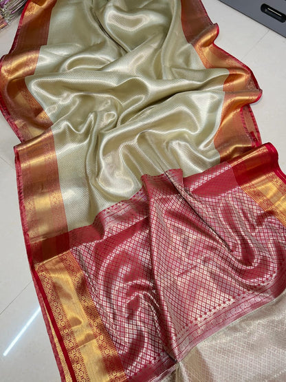 Banarasi Kanjivaram Tissue Silk Saree